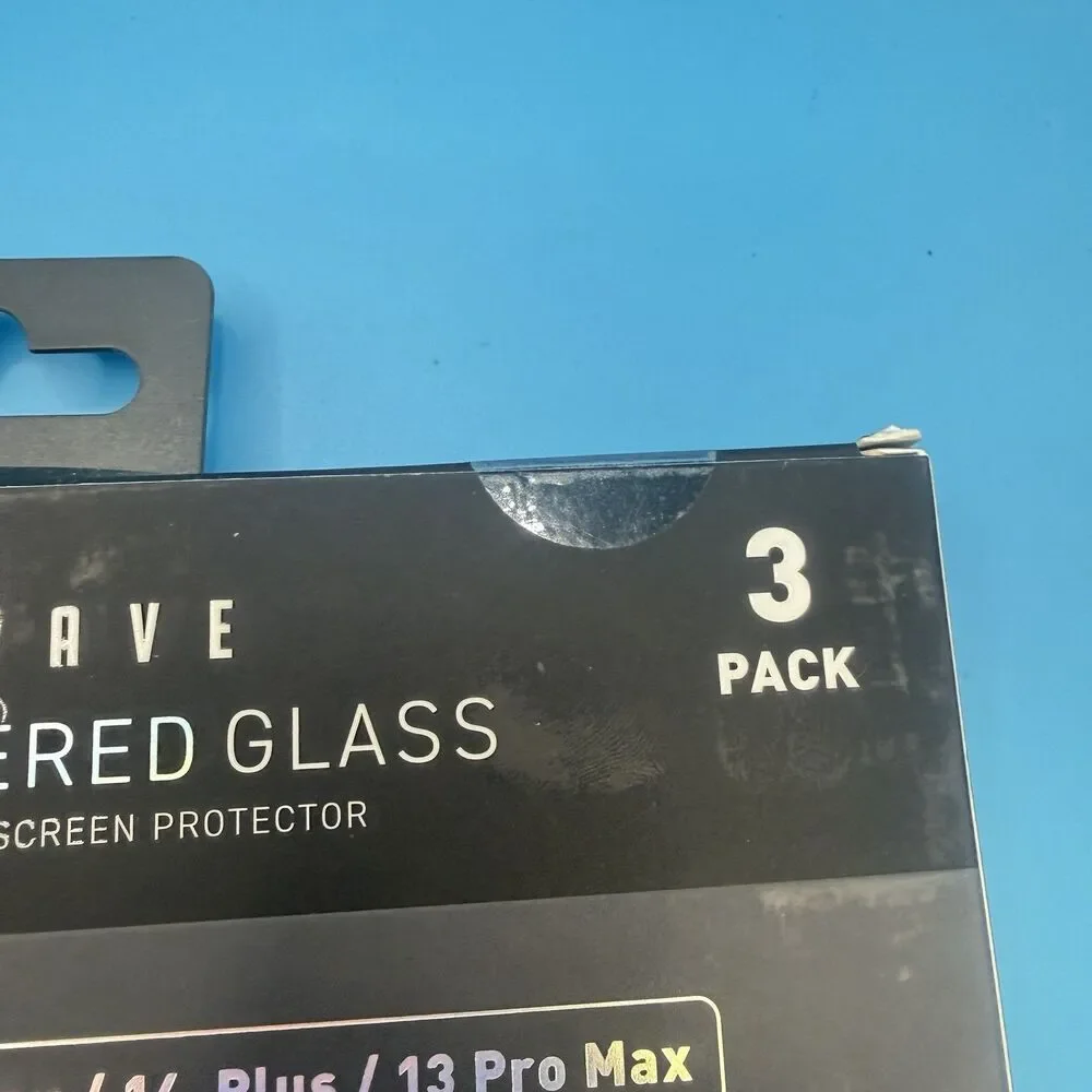 Shockwave Privacy Tempered Glass 3 Pack iPhone 15 Pro Max 15 Plus 14 Pro Max